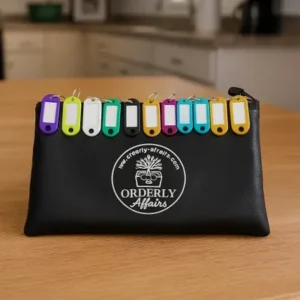Extra Fireproof Key bag plus 10 Key Tags